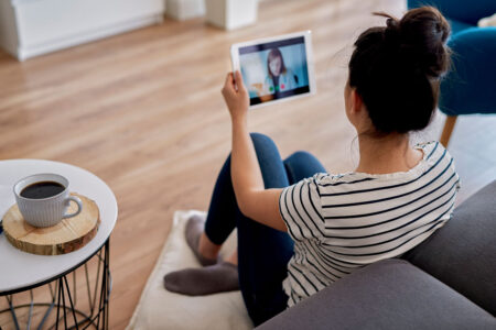 video telehealth counseling session