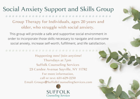 Social Anxiety Support and Skills Group