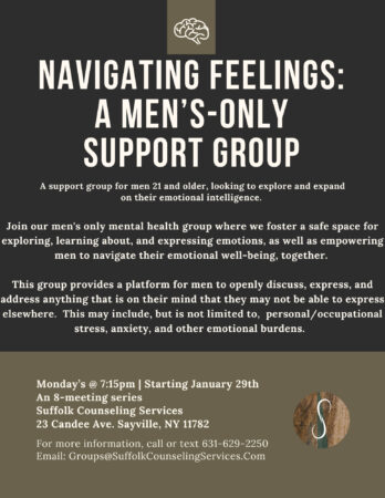 Navigating Feelings: A Men's-Only Support Group
