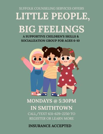 Little People, Big Feelings support group flyer