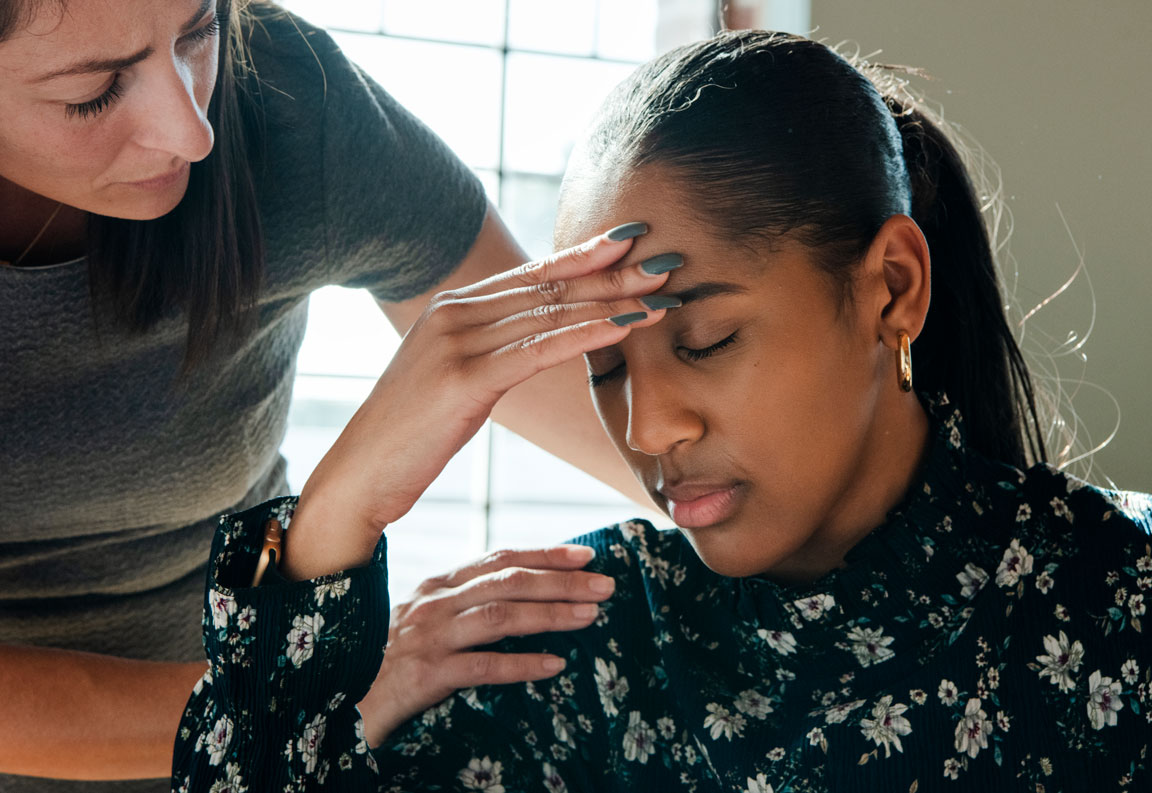 teenager dealing with anxiety