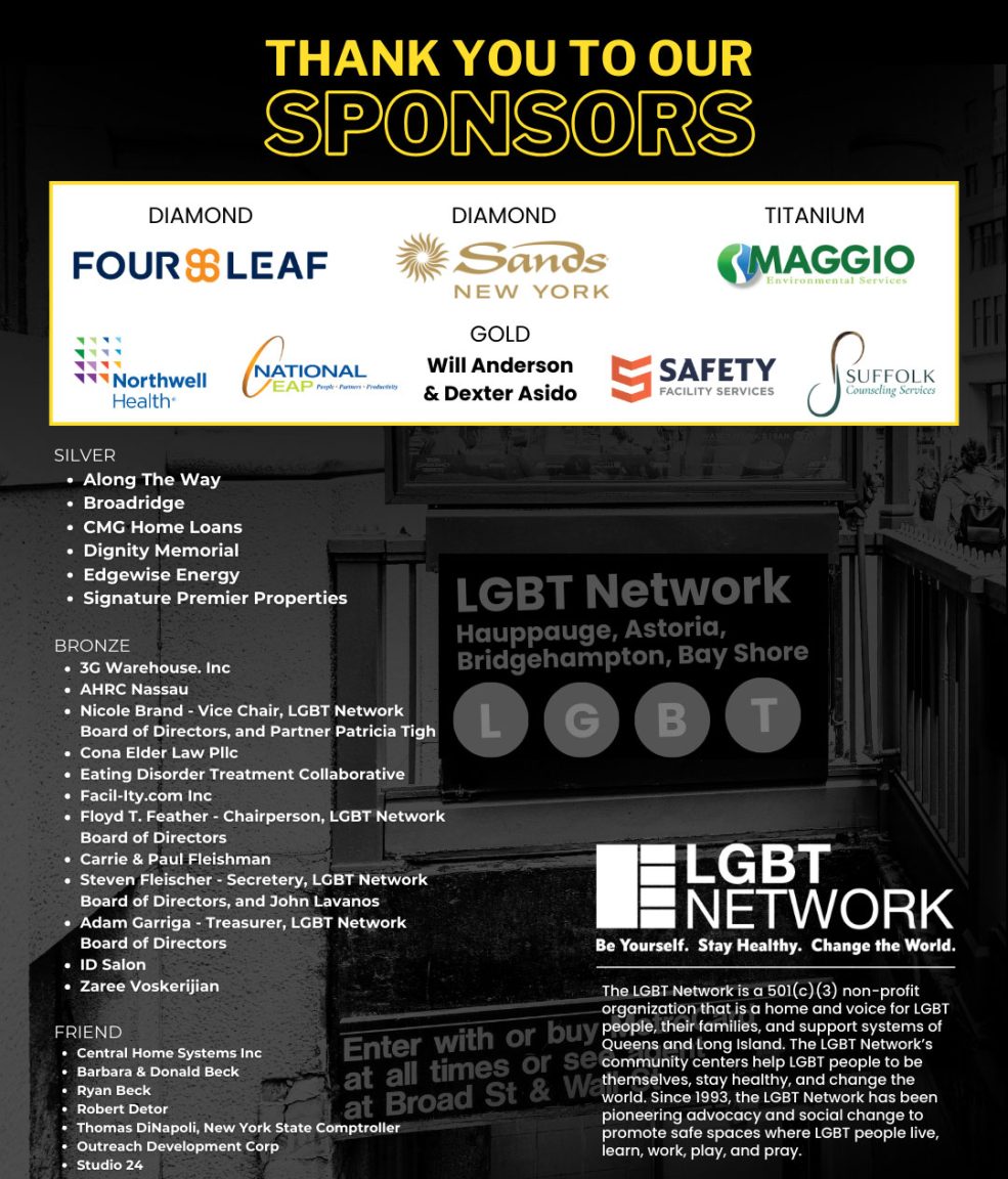 LGBT Network Celebration of Champions Gala flyer